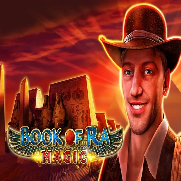 Book of Ra Magic logo – Slots by Greentube at Glorion Casino
