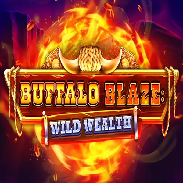 Buffalo Blaze Wild Wealth slot logo by OctoPlay at Glorion Casino