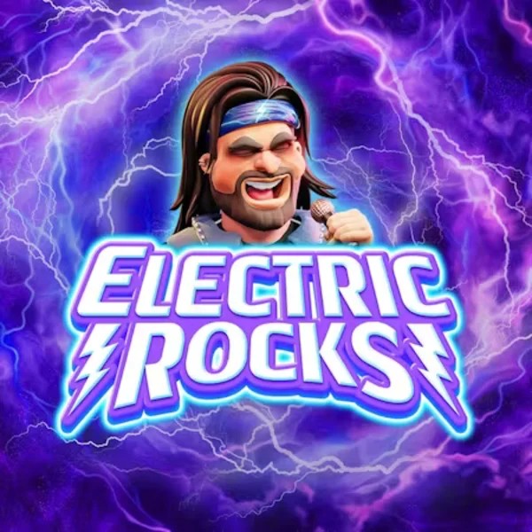 Electric Rocks logo by Inspired Gaming at Glorion Casino