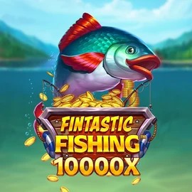 Fintastic Fishing slot logo by Foxium at Glorion Casino