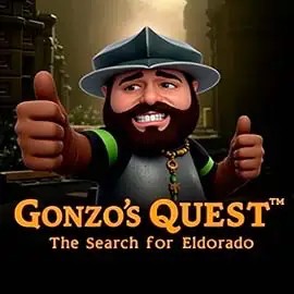 Official Slots logo: Gonzo's Quest by NetEnt at Glorion Casino