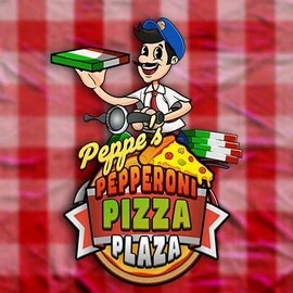 Peppe’s Pepperoni Pizza Plaza logo by Pragmatic Play Glorion Casino