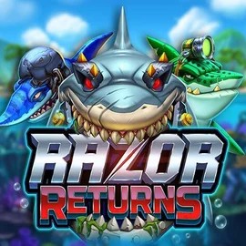 Official Slots logo: Razor Returns by Push Gaming at Glorion Casino