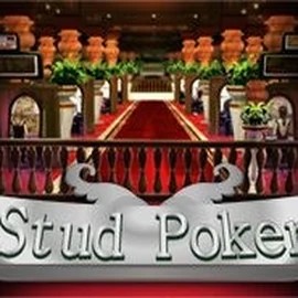 Stud Poker 3D online game logo by iSoftBet on glorioncasinoo.com