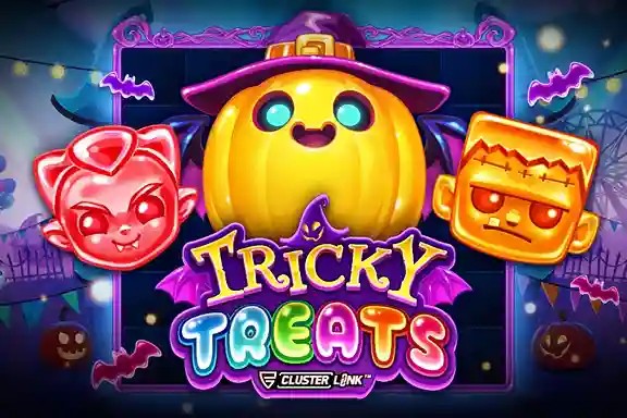 Official Slots logo: Tricky Treats by Push Gaming at Glorion Casino