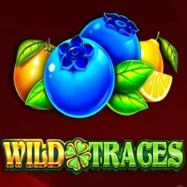 Wild Traces slot logo by Amusnet Interactive at Glorion Casino